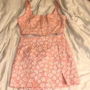 Pink Floral Set